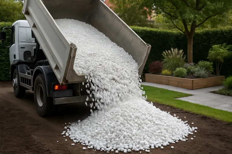 Levering van carrara grind